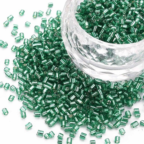 Glass Bugle Beads SEED-S032-08A-50A-1