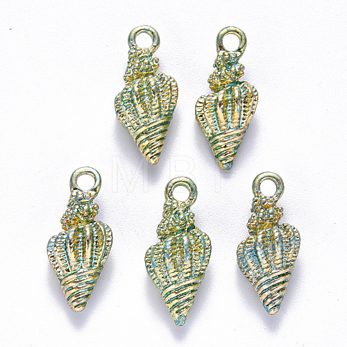 Alloy Enamel Pendants ENAM-N054-019B-1