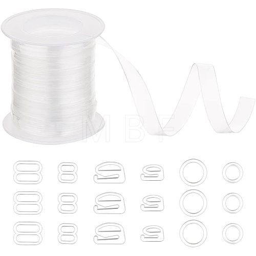   180Pcs 6 Style Plastic Buckles FIND-PH0006-92-1