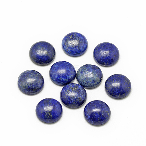 Natural Lapis Lazuli Cabochons X-G-R416-6mm-33-1