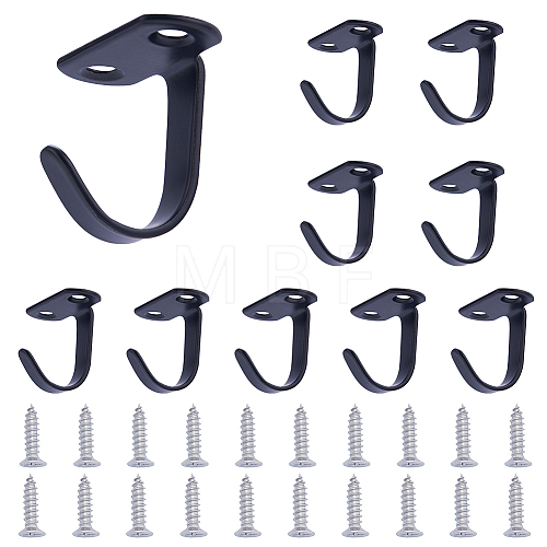 201 Stainless Steel Screws Mount Ceiling Hooks AJEW-WH0038-61EB-1