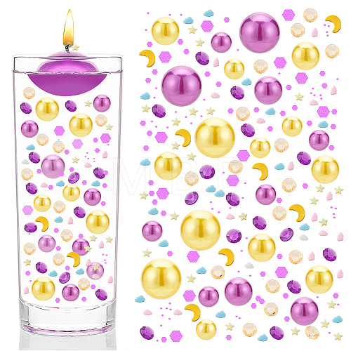 DIY Eid Mubarak Theme Vase Fillers for Centerpiece Floating Candles DIY-BC0009-59-1