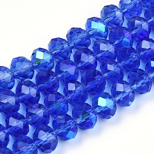 Electroplate Glass Beads Strands EGLA-A034-T2mm-L26-1