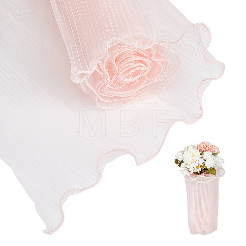 Polyester Flower Bouquet Wrapping Mesh Paper ORIB-WH0002-06B-1