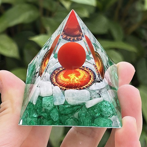 Orgonite Pyramid Resin Energy Generators PW-WG03E09-01-1