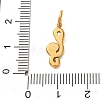 304 Stainless Steel Rhinestone Pendants RB-CBA1537-04G-3