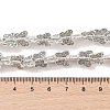 Tibetan Style Butterfly Alloy Bead Strands TIBEB-O007-07-RS-2