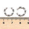 316 Stainless Steel Hoop Nose Rings AJEW-C044-05C-AS-5