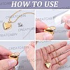 1Pc Stainless Steel Paw Print Heart Urn Ashes Pendant Necklaces NJEW-CN0001-15G-6