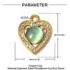 304 Stainless Steel Pendants STAS-OY015-4G-2
