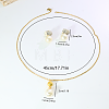 Round Plastic Imitation Pearl Earrings & Pendant Necklaces Sets for Women SY8055-5