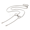 Non-Tarnish 304 Stainless Steel Snake Chain Necklaces NJEW-Q339-03P-1