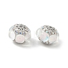 Acrylic Rhinestone Rondelle Beads CLAY-NH0003-02AS-07-1