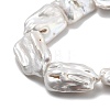 Natural Baroque Keshi Pearl Beads Strands PEAR-P064-01G-06A-4