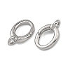 SHEGRACE Brass Spring Gate Rings XGRQ58943-764P-2