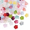 Baking Paint Transparent Glass Beads GLAA-T025-81C-2