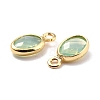 Eco-Friendly Brass with Glass Pendants X-KK-K268-01L-3