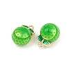 Brass Enamel Pendants KK-CBA6818-12G-2