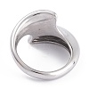 Non-Tarnish Unisex 304 Stainless Steel Finger Rings X-RJEW-K233-09B-P-2