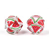 Fruit Round Resin Beads RESI-T059-03E-1