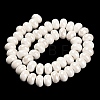 Porcelain Rondelle Beads PORC-Q001-01K-3