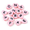 Horizontal Hole Opaque Acrylic Beads SACR-Q126-04D-2