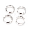 Tarnish Resistant 304 Stainless Steel Hoop Earrings EJEW-P177-P-07-2