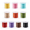  10 Rolls 10 Colors Waxed Polyester Cords YC-TA0001-04-9