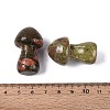 Natural Unakite Mushroom Display Decorations G-Q602-03J-3