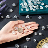 100Pcs 5 Styles Transparent Acrylic Beads TACR-TA0001-92-6