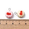 Opaque Resin Pendants RESI-A049-02-3