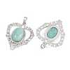 Natural Amazonite Pendants G-A315-04C-P-2