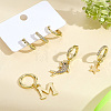 2Bags Brass Micro Pave Clear Cubic Zirconia Hoop Earrings EJEW-PH0001-55-4