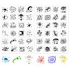 CRASPIRE 2 Sheets 2 Styles PVC Plastic Stamps DIY-CP0009-95-1