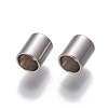 201 Stainless Steel Cord End Caps X-STAS-P239-08P-2
