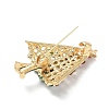 Christmas Alloy Rhinestone Brooch for Backpack Clothes JEWB-I045-01KCG-01-2