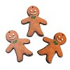 Single Face Christmas Printed Wood Big Pendants WOOD-D025-22-2