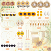 DIY Sunflower and Bee Earring Making Kit DIY-SC0020-20-2