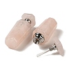 Natural Rose Quartz Dropper Perfume Bottles DJEW-H010-03P-02-2