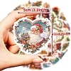 50Pcs Christmas Theme Paper Stickers PW-WG362C2-01-2