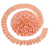 Pleated Polyester Lace Ribbons SRIB-WH0011-473B-1