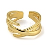 Brass Open Cuff Rings RJEW-Z050-01G-2