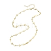 304 Stainless Steel Heart Star Link Chain Necklaces NJEW-JN05618-5