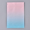Gradient Color Plastic Zip Lock Bags X-OPP-P002-A01-1