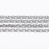 Tarnish Resistant 304 Stainless Steel Cable Chains CHS-H009-02P-1