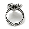 304 Stainless Steel Open Cuff Rings RJEW-C079-01P-4