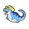 Cowboy Dinosaur Alloy Enamel Pins JEWB-G046-04C-1