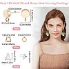 20Pcs Brass Stud Earring Findings DIY-CN0002-46-2