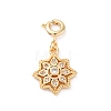 Brass Micro Pave Cubic Zirconia Pendants KK-D360-24G-1