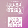 Plastic Drawing Painting Stencils Templates DIY-WH0396-203-2